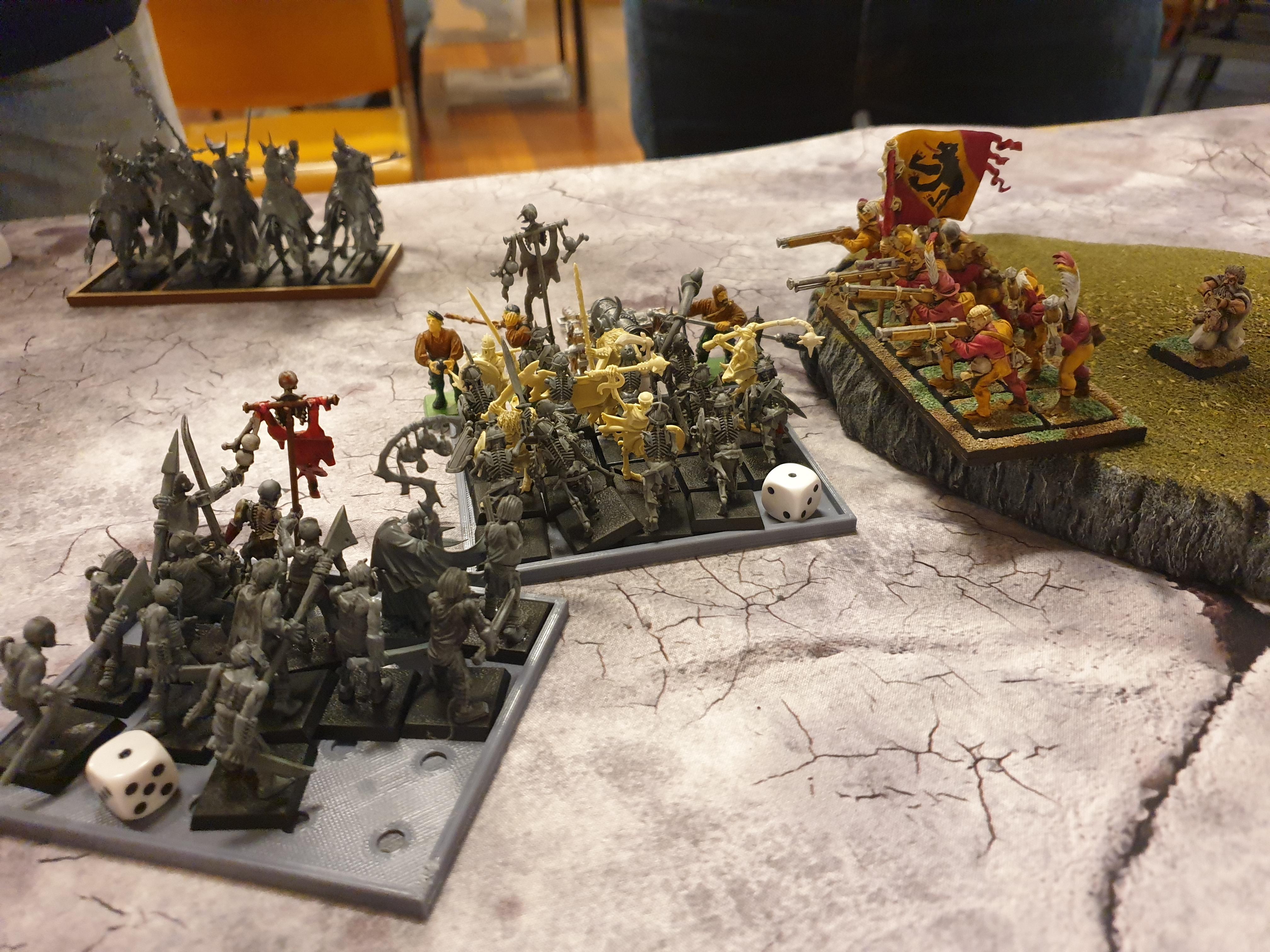 Warhammer fantasy battles : lot de décors en carton